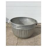 Galvanize Bushel Basket