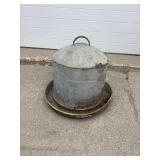 Galvanized Chicken Waterer