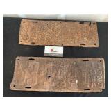 Vintage license plates