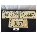 Vintage License Plates