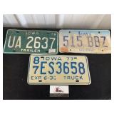 Vintage License Plates