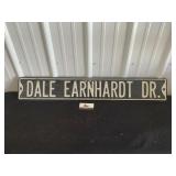 Dale Earnhardt Metal street sign