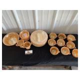 Fire King Peach Lustre dish set