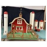 Folk Art Hand-made Large Scale Barn