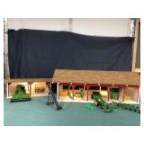 Folk Art Hand-made Lg.Scale Machine Sheds & Ertls