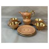 1940s Industrial Ceramica Umbra Tea Set