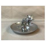 Vintage Mack Truck Bulldog Hood Ornament Ashtray