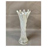 Dugan Opalescent Twisted Rib Vase