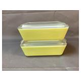 2- Pyrex Refrigerator Dishes