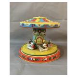 Wind-up Tin Playland Merry-Go-Round