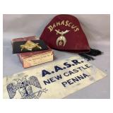 Shriner Fez, Masonic, Scottish Rite