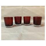 Ruby Lowball Glasses