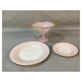 Pink Glass Lot
