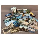 Vintage Post Cards Boats, Airplanes & More