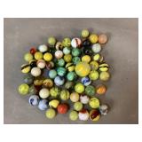 Vintage Marbles Uranium Glass