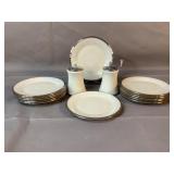 Lenox Dessert Plates, Salt & Pepper