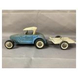 Buddy L Roadster with Trailer