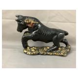 Bull Ceramic Statue