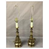 West Wood Industries. Brass Lamps