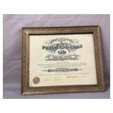 Vera go County Public School Diploma 1910