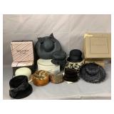 Lot of Hats and Hat Boxes