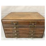 Quarter Sawn Oak File Box/ Letter Box
