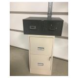 2 Metal File File Cabinets
