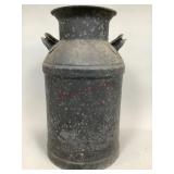 Antique Metal Milk Jug