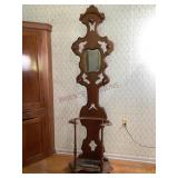 Victorian Walnut Hall Tree