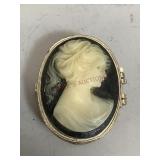 Antique Cameo Trinket Box