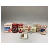 Tin Band-Aid Containers, Baking Powder & More