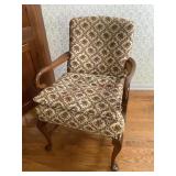 Queen Anne Style Arm Chair