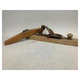 Antique Wood Plane and Level