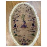 Oriental Style Oval Rug