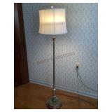 Metal and Marble Floor Lamp