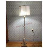 Brass and Marble Floor Lamp