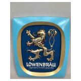 Lï¿½wenbrï¿½u Plastic Beer Wall Sign