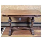 Walnut Sofa Table with Extra Leaf