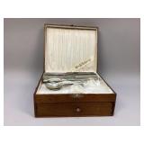 Wm. A. Rogers Silverware Box and Silverware