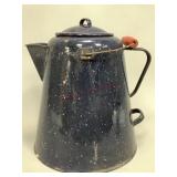 Large Enamelware Pitcher