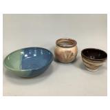 Assorted Pieces of Glazed Pottery