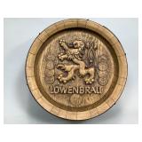 Lï¿½wenbrï¿½u Plastic Beer Wall Sign