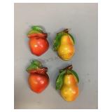 Chalkware Fruit Wall Decor