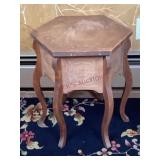 Ornate Hexagon Side Table