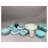 Texas Ware Plastic Dinner Set
