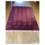 Possible Couristan Red Kashimar Wool Pile Rug