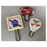 Three Tap Beer Handles