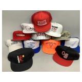 Assorted Flat Billed SnapBack Advertisement Hats