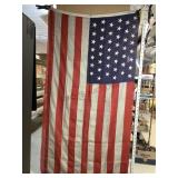 Antique U.S. Army Standard 45 Star USA Flag