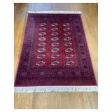 Couristan Red Kashimar Wool Pile Rug
